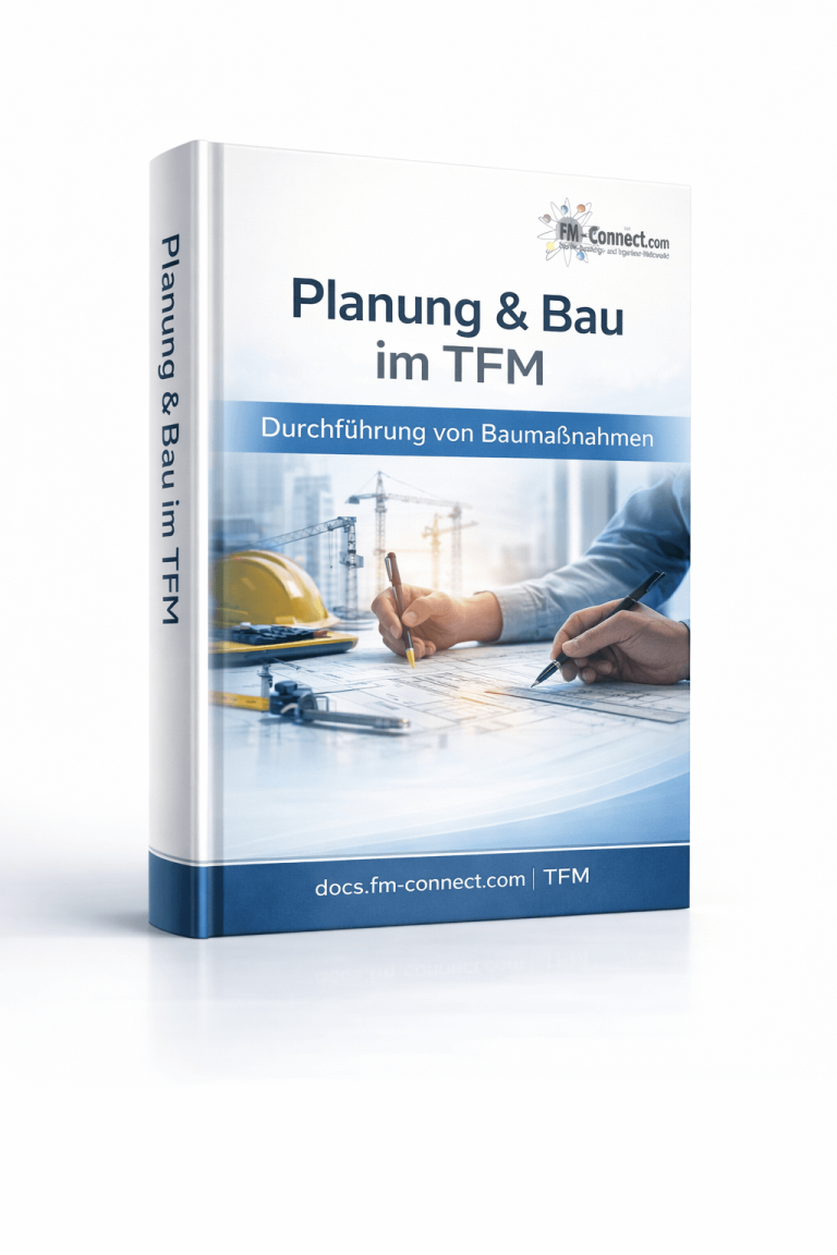Cover des Leitfadens zur Planung und zum Bau im technischen Facility Management