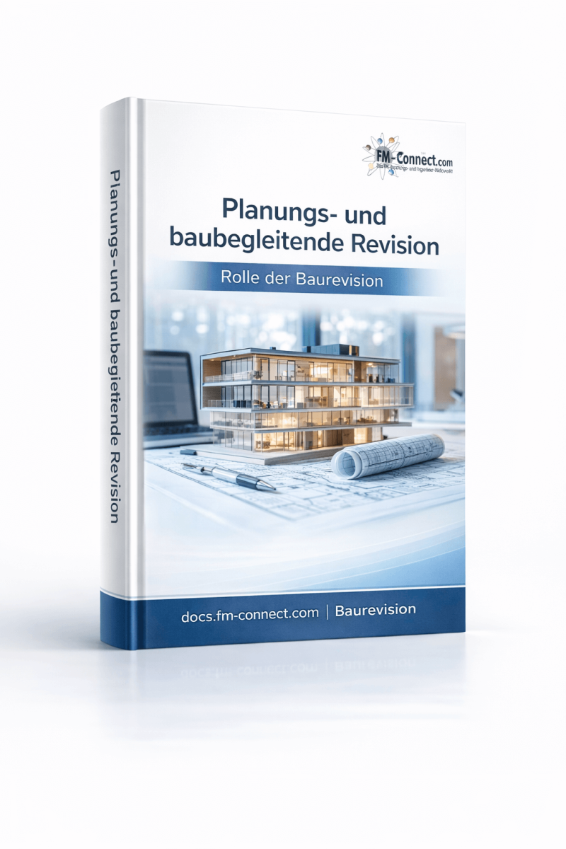 Cover der planungs- und baubegleitenden Revision im Facility Management