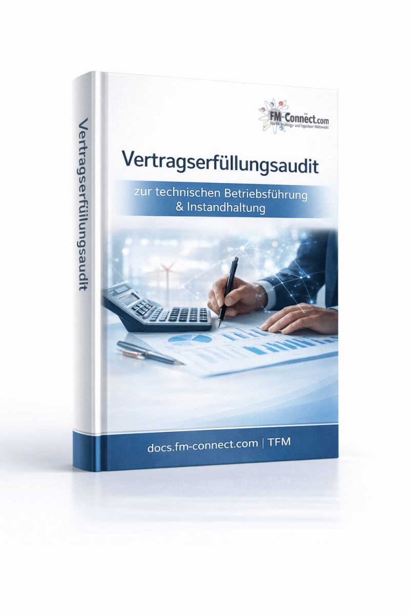 Cover der Prüfung der Vertragserfüllung in der Betriebsführung im Facility Management