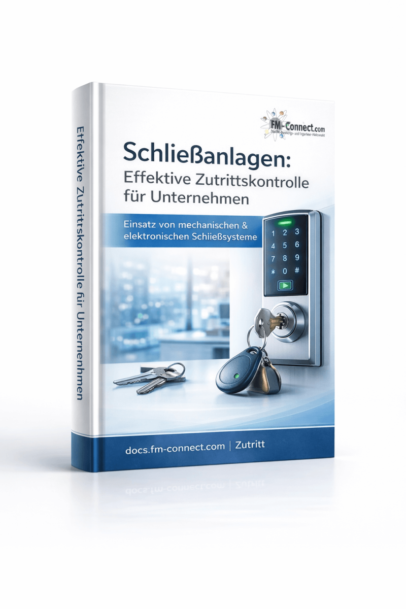 Cover der Schließanlagen für eine effektive Zutrittskontrolle im Facility Management