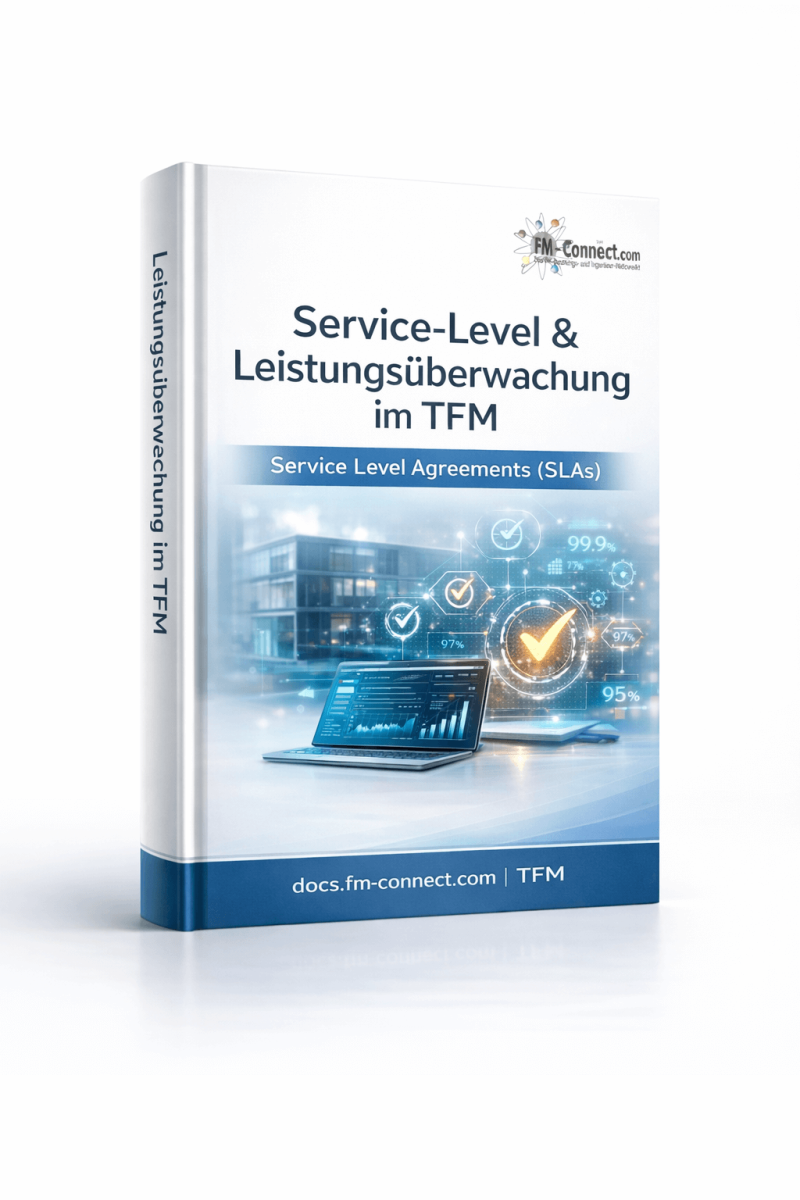 Cover des Service-Levels und der Leistungsüberwachung im technischen Facility Management