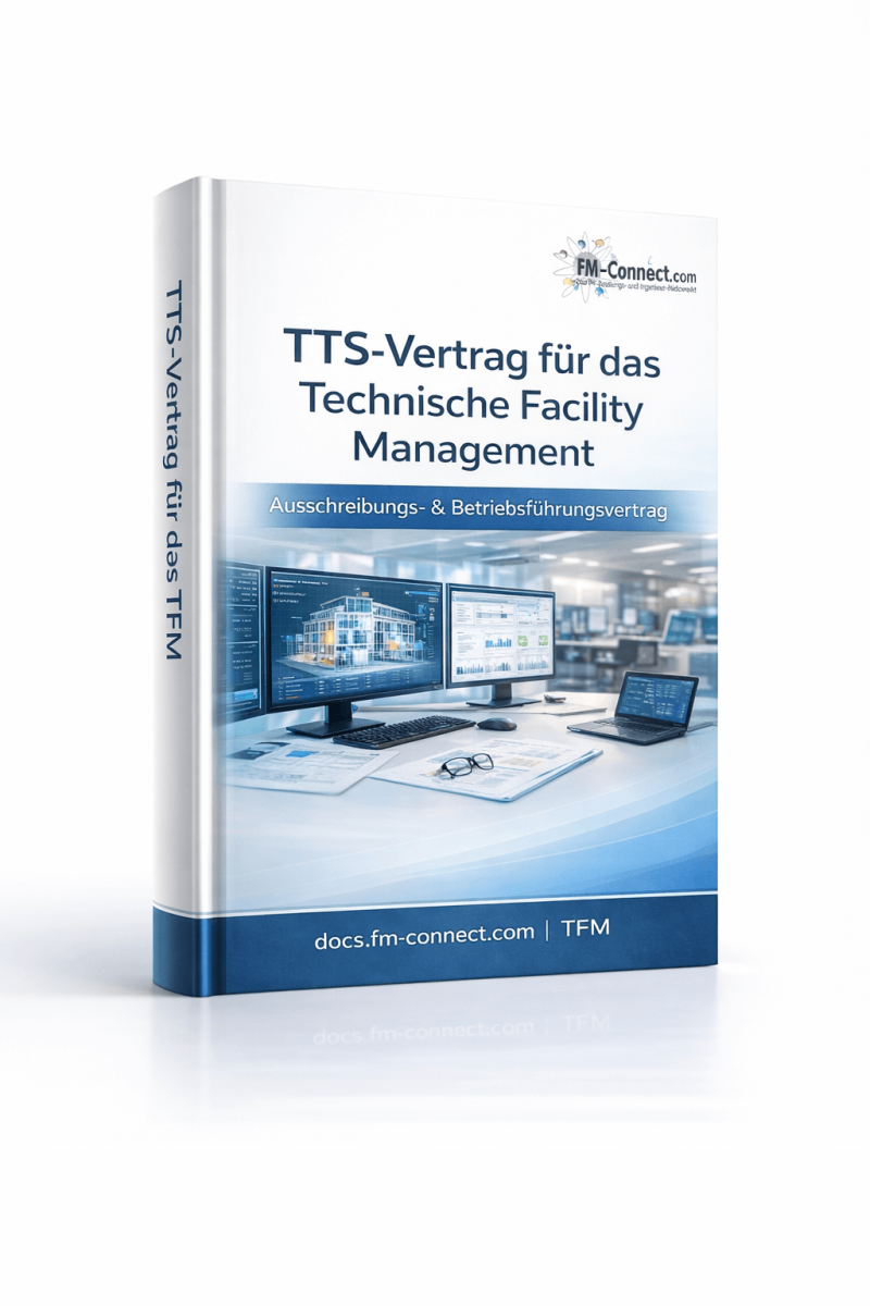 Cover des TTS-Vertrags für das Technische Facility Management