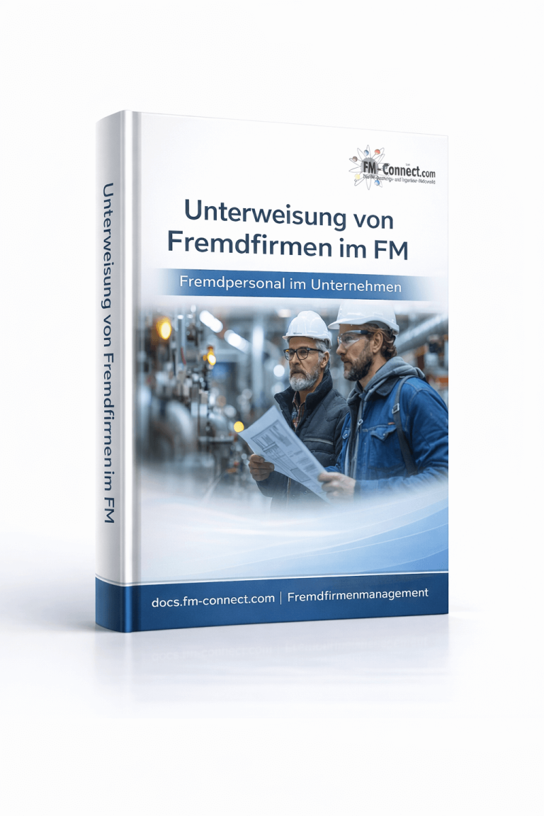 Cover der Unterweisung von Fremdfirmen im Facility Management