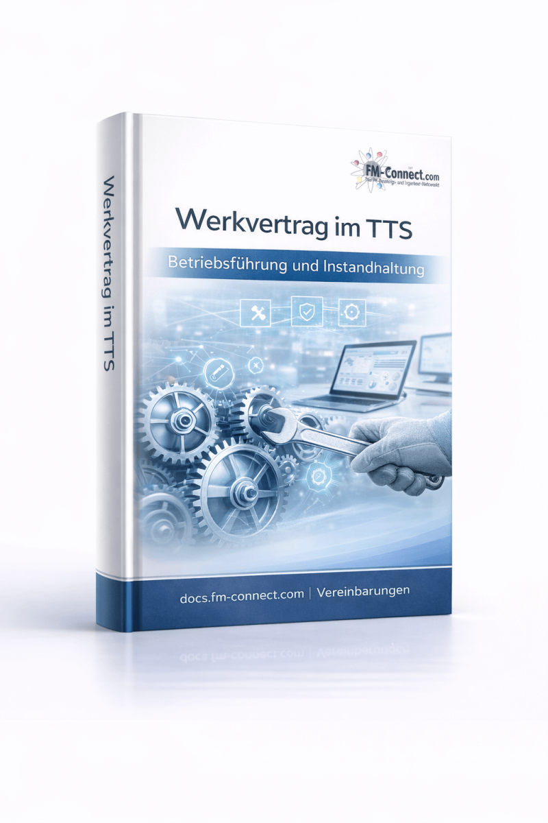 Cover des Werkvertrags im Total Technical Service im Facility Management